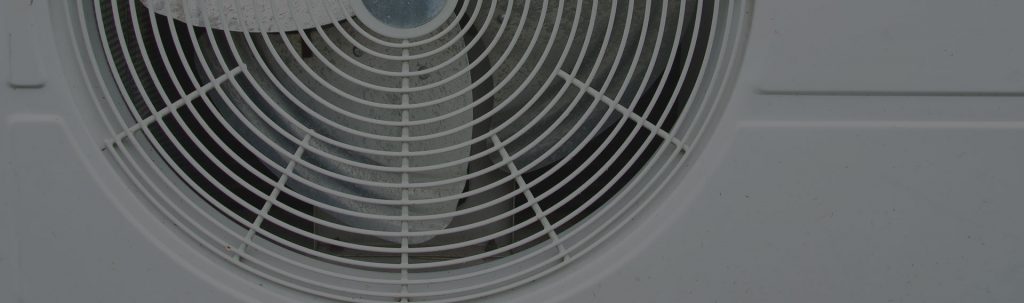 air conditioner with dark overlay